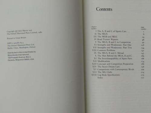 MG The A B and C - Chris Harvey