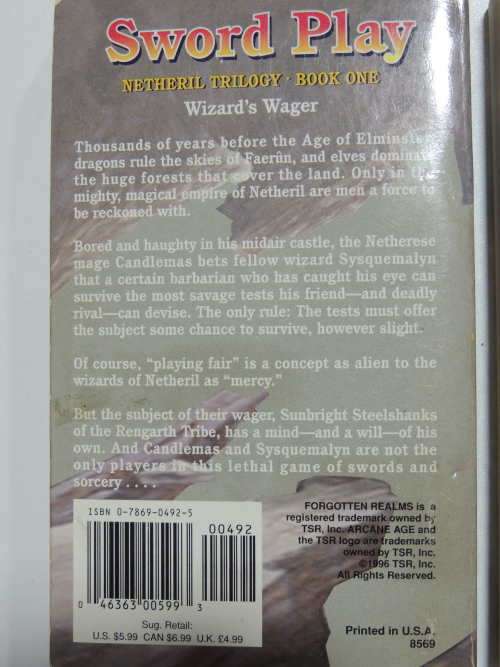 Netheril Trilogy  Forgotten Realms Books 1 and 2 ONLY - Clayton Emery