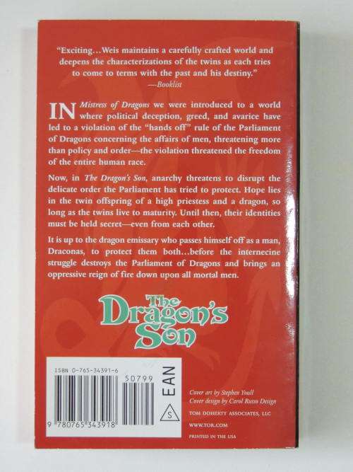 The Dragon`s Son, Volume 2 of the Dragonvarld Trilogy - Margaret Weis