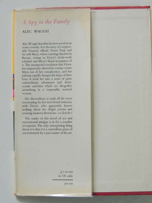 A Spy in the Family: An Erotic Comedy - First Edition - Alec Waugh