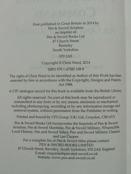 1 Group Bomber Command: An Operational Record - Chris Ward