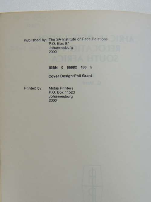 African Population Relocation in South Africa  - Gerry Mare