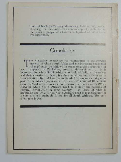 Zimbabwe Today - M.L. Nell