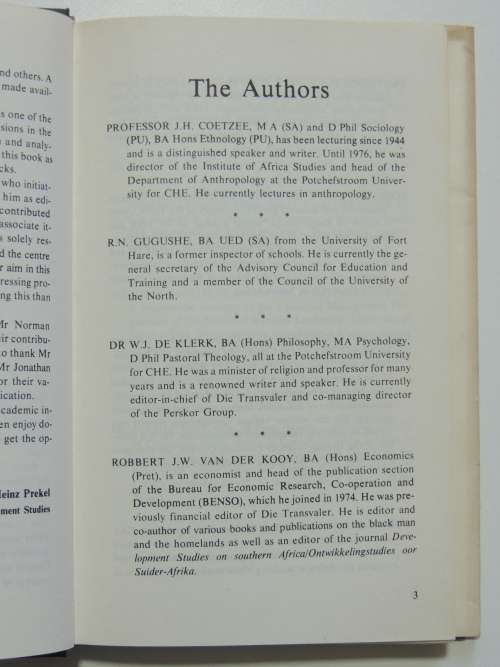 South Africa`s Urban Blacks: Problems and Challenges - ed. G. Marais and R. van der Kooy