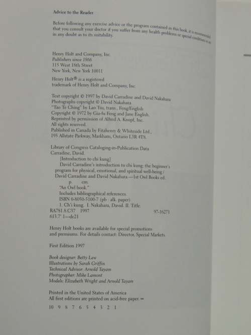 David Carradine`s Introduction to Chi Kung - David Carradine and David Nakahara