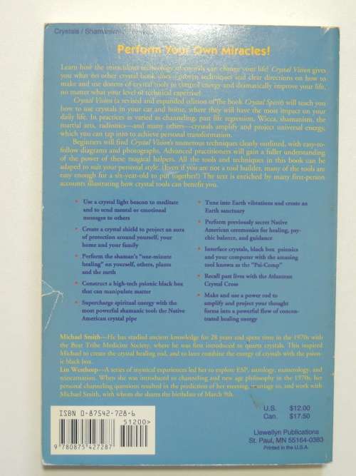 Crystal Vision Shamanic Tools for Change and Awakening - Michael G. Smith and Lin Westhorp