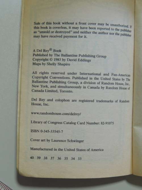 Magician`s Gambit - The Belgariad Book 3 - David Eddings