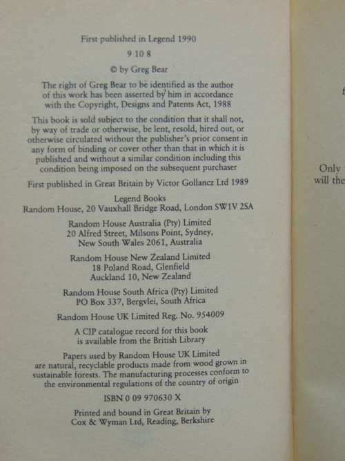 Eternity - Greg Bear