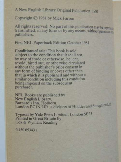 The Sonf of Phaid the Gambler - Mick Farren