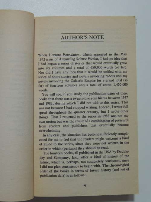 Prelude to Foundation - Isaac Asimov