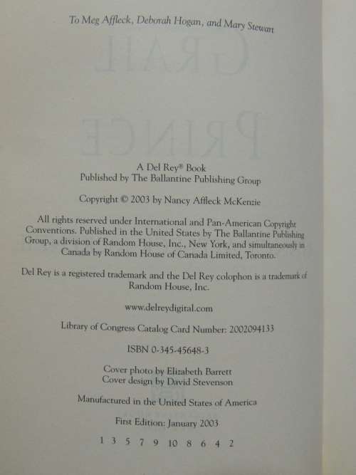 Grail Prince - Nancy Mckenzie