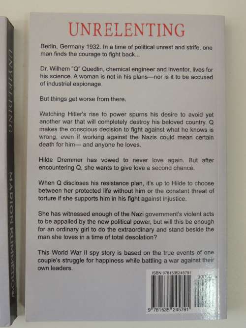 World War 2 Trilogy - Unrelenting, Unyielding, Unwavering - 3 Books - Marion Kummerow