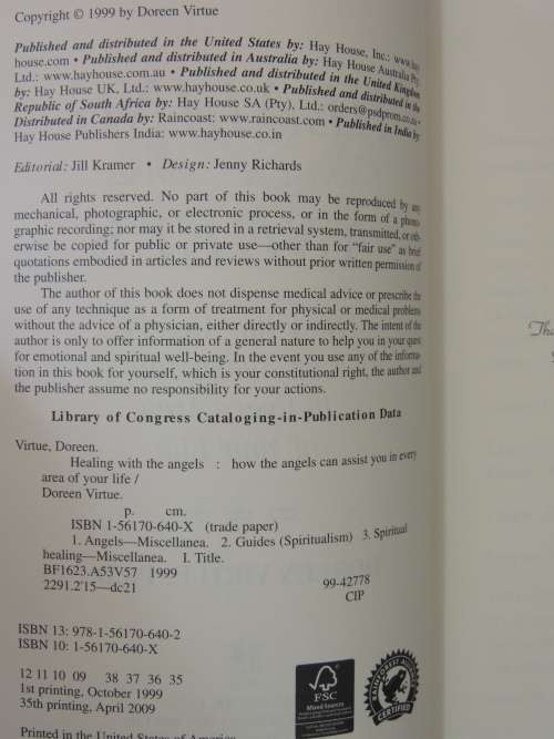 Healing with the Angels - Doreen Virtue