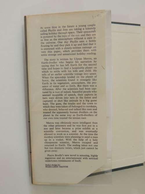 Monkey Planet (aka Planet of the Apes) - Pierre Boulle, Translated from the French by Xan Fielding.