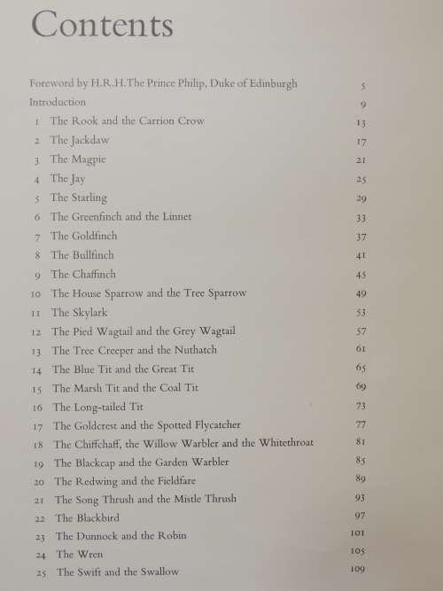 Birds of Town and Village - Paintings by Basil Ede, Text by WD Campbell