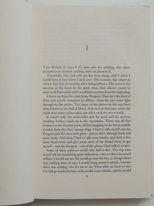 A Bend in the River - V.S. Naipaul  - 1979 First Ed.