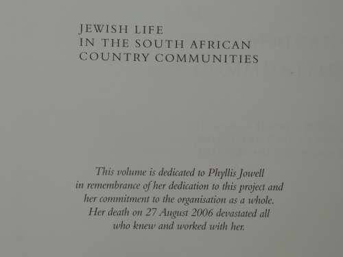 Jewish Life in the South African Country Communities. Vol III - Adrienne Kollenberg, Rose Norwich