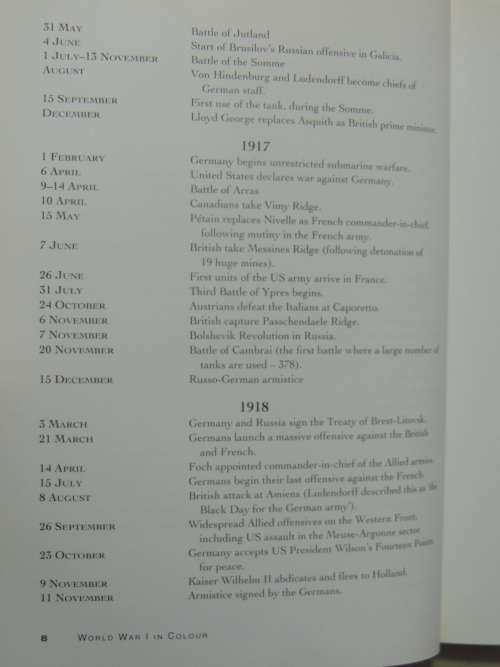 World War 1  In Colour - con. Charles Messenger