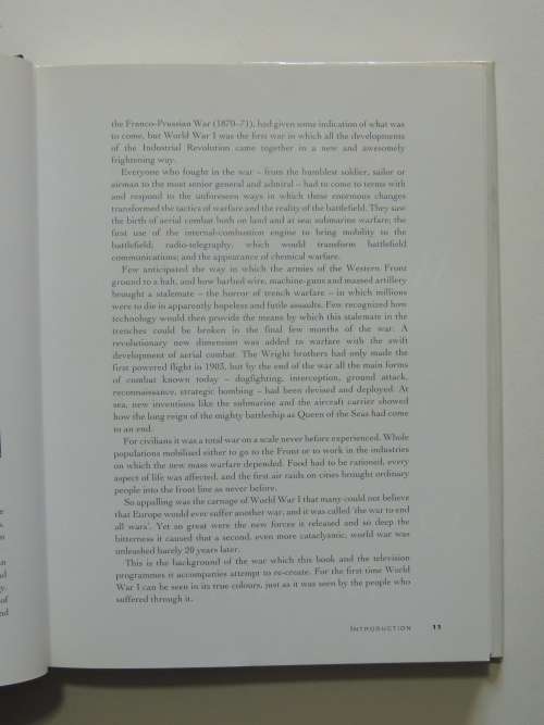 World War 1  In Colour - con. Charles Messenger