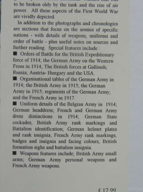 A Photohistory Of World War One - Philip J. Haythornwaite