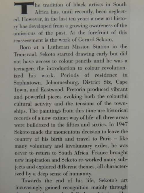 Sekoto - The Art of Gerard Sekoto  - Barbara Lindop, Gerard Sekoto