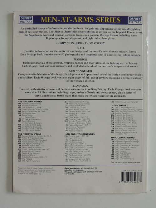 Osprey Men-At-Arms Series: The British Army 1914 - 18D S V Fosten and R J Marrion