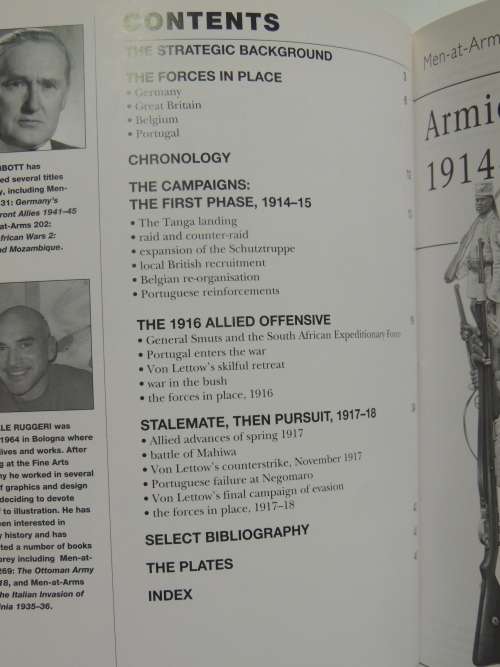 Osprey Men-At-Arms Series: Armies In East Africa 1914-18 - Peter Abbot