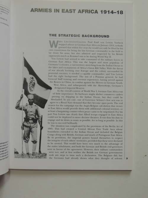 Osprey Men-At-Arms Series: Armies In East Africa 1914-18 - Peter Abbot