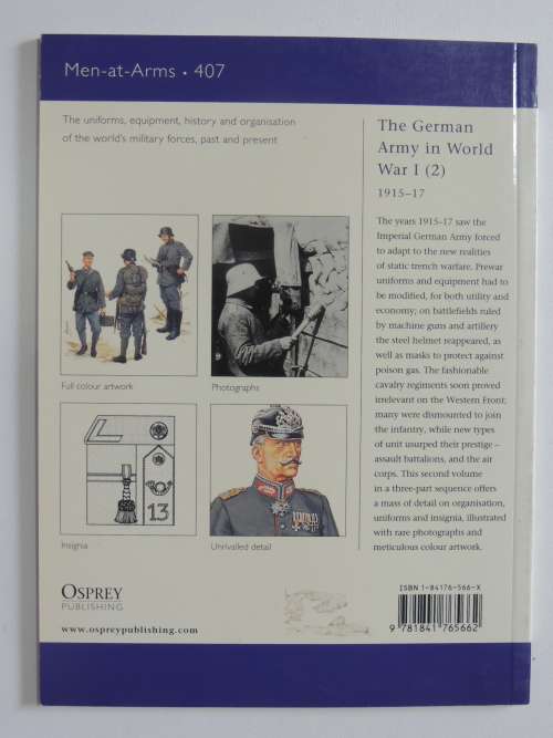 Osprey Men-At-Arms Series: The German Army In World War 1 (2) 1915 - 17 - Nigel Thomas