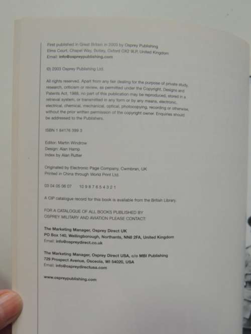 Osprey Men-At-Arms Series: The British Army In World War 1 (3 volumes) - Mike Chappell