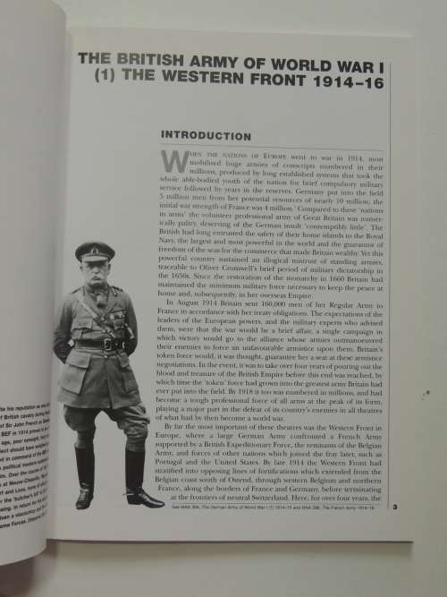 Osprey Men-At-Arms Series: The British Army In World War 1 (3 volumes) - Mike Chappell
