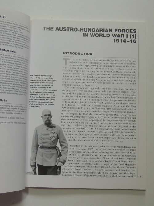 Osprey Men-At-Arms Series: The Austro-Hungaraian Forces In World War 1 (1) and (2) - Peter Jung