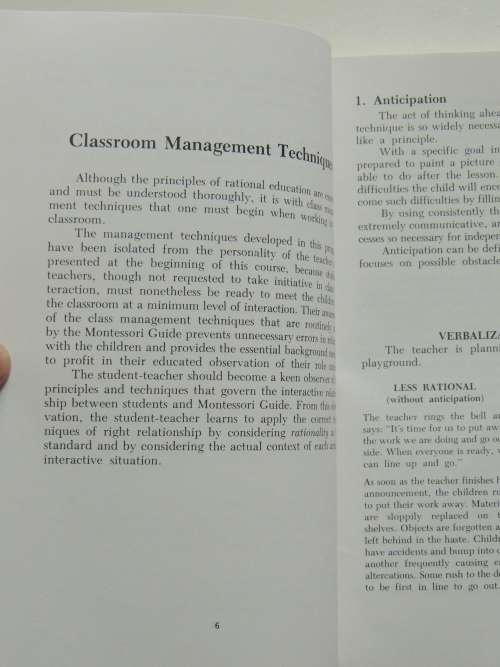 Montessori Class Management - Franco Albanesi