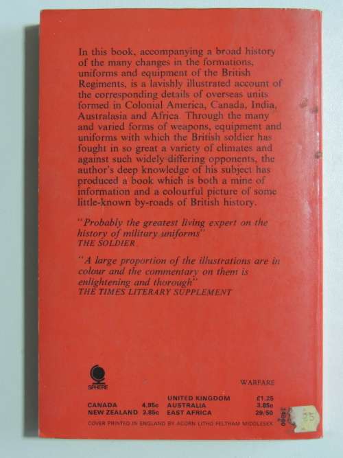 Military Uiforms of Britain and the Empire- Major RM Barnes