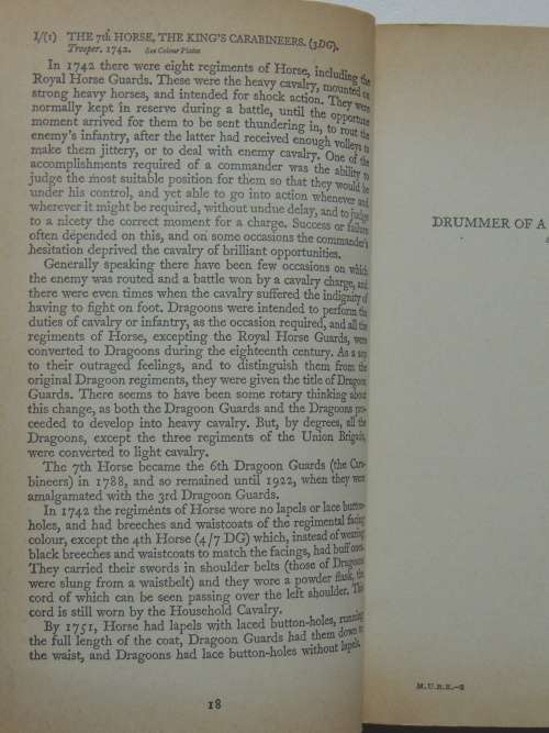 Military Uiforms of Britain and the Empire- Major RM Barnes