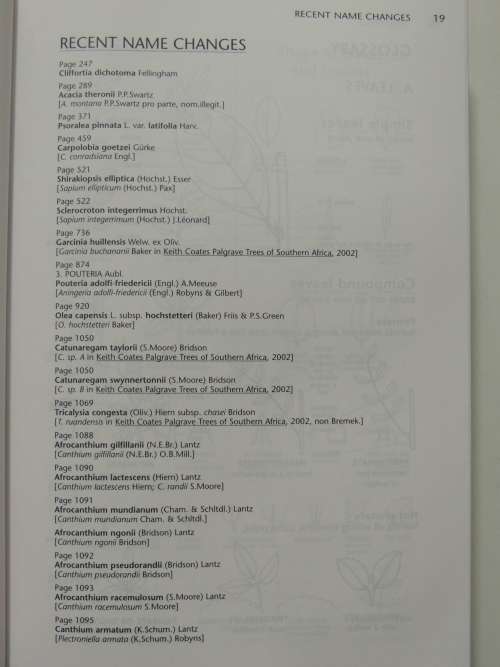 TREES of Southern Africa - 3rd Ed. - Keith and Meg Coates Palgrave