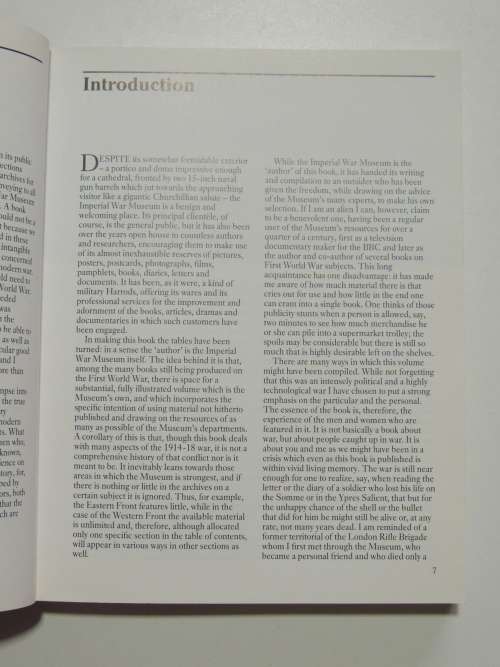 The Imperial War Museum Book Of The First World War - Malcolm Brown