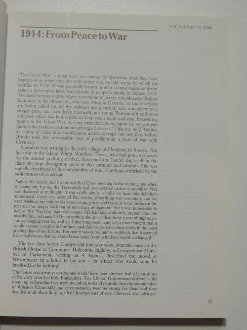 The Imperial War Museum Book Of The First World War - Malcolm Brown