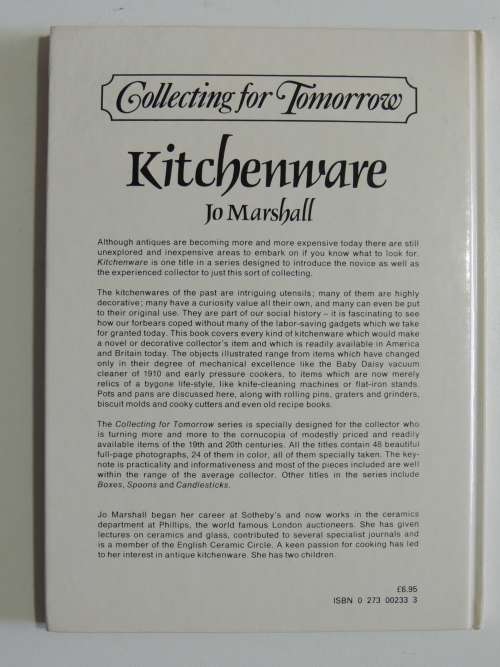 Kitchenware - Collecting for Tomorrow -  Jo Marshall