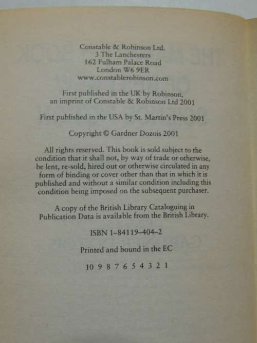 The Mammoth Book of Best New Science Fiction 14th Annual Collection - Ed. Gardner Dozois