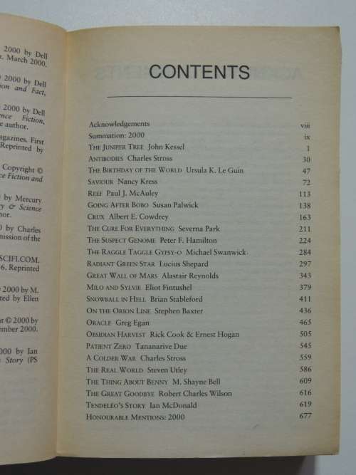 The Mammoth Book of Best New Science Fiction 14th Annual Collection - Ed. Gardner Dozois