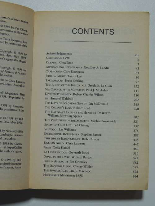 The Mammoth Book of Best New Science Fiction 12th Annual Collection - Ed. Gardner Dozois