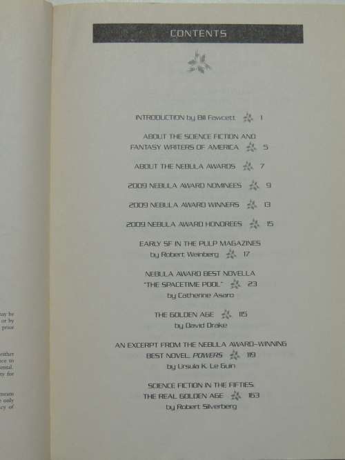 Nebula Awards Showcase 2010 - The Year`s Best SF and Fantasy - Ed. Bill Fawcett