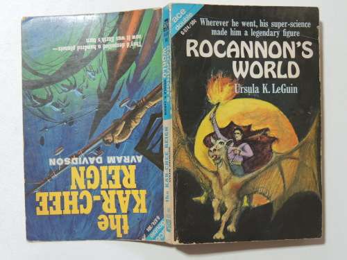 The Kar-Chee Reign/ Rocannon`s World 1966 ACE Double G - 574 - Avram Davidson/ Ursula Le Guin