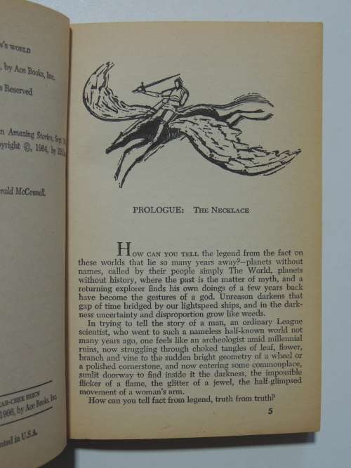 The Kar-Chee Reign/ Rocannon`s World 1966 ACE Double G - 574 - Avram Davidson/ Ursula Le Guin