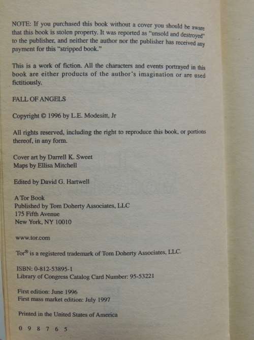 Fall of Angels - LE Modesitt, Jr