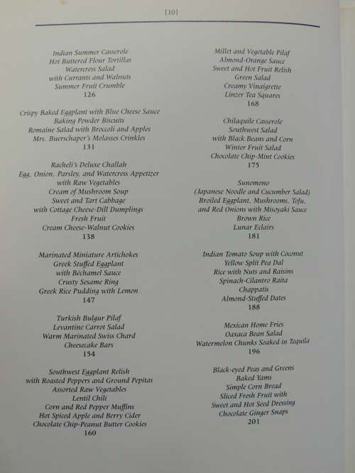 Still Life With Menu Cookbook - 50 New Meatless Menus  - Mollie Katzen