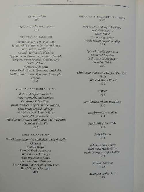 Still Life With Menu Cookbook - 50 New Meatless Menus  - Mollie Katzen