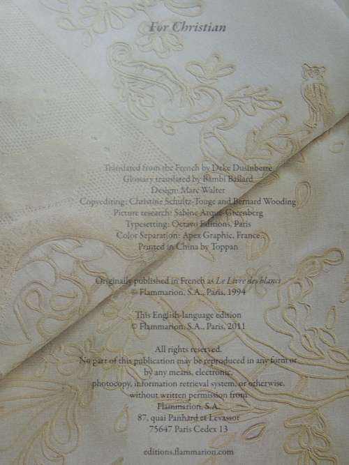 The Book of Fine Linen - Francois de Bonneville