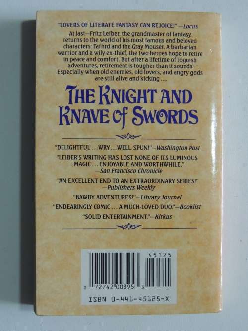 The Knight and Knave of Swords - Fritz Leiber